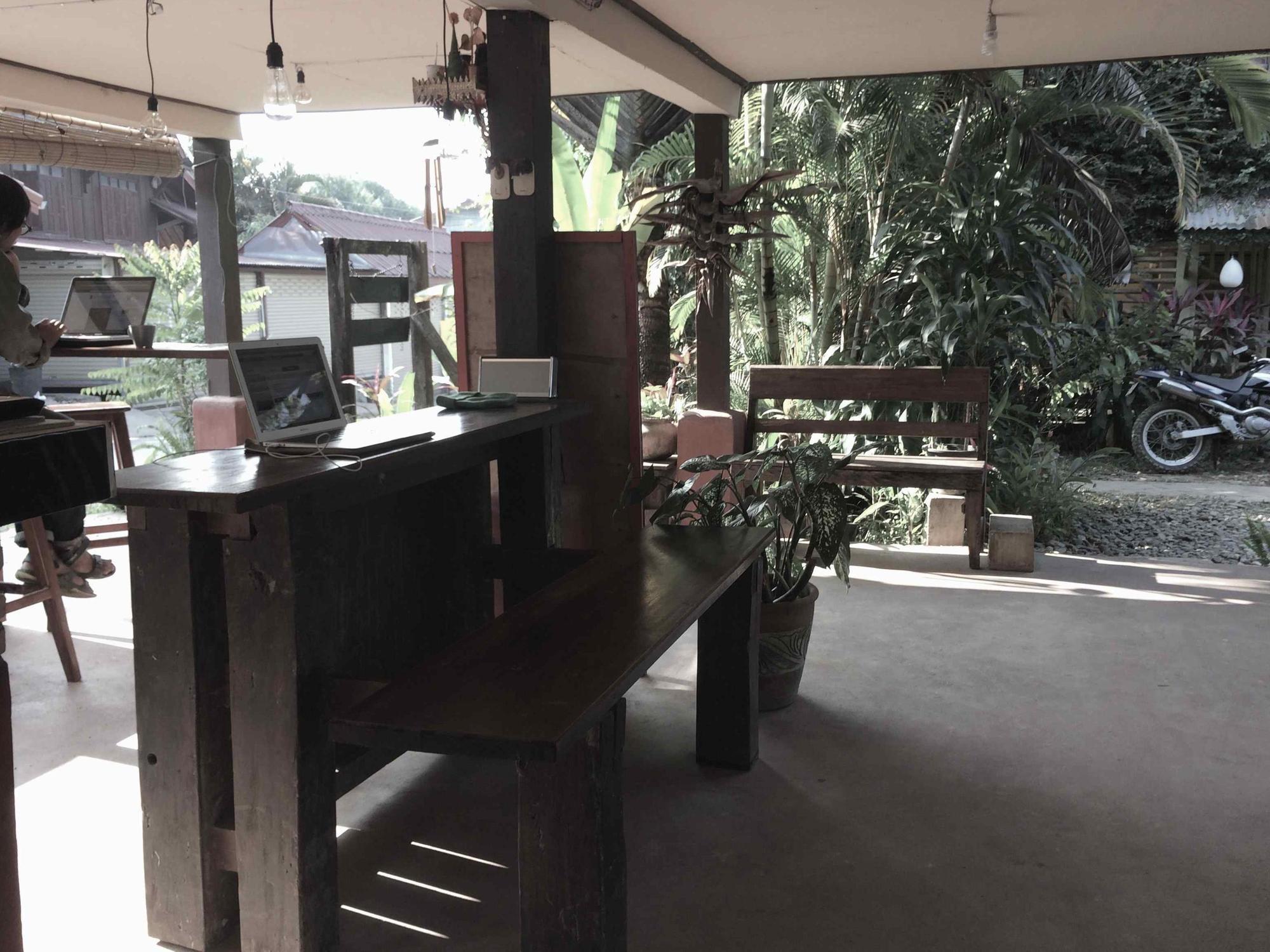 Champa Lao Bungalows Hotel Vang Vieng Bagian luar foto