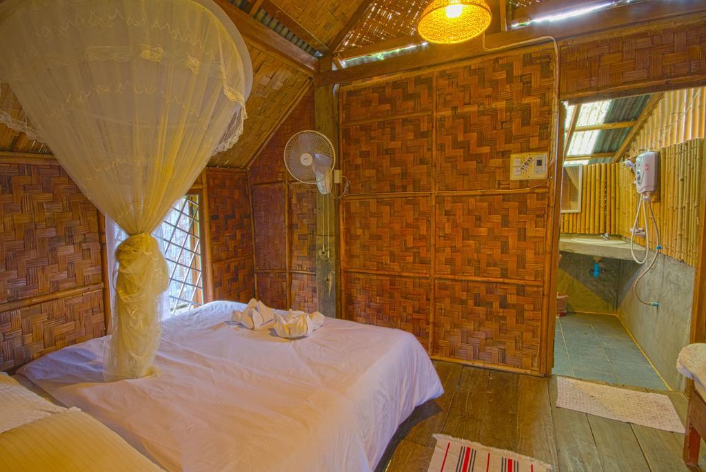 Champa Lao Bungalows Hotel Vang Vieng Bagian luar foto