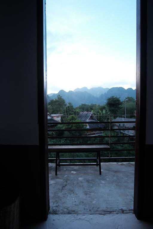Champa Lao Bungalows Hotel Vang Vieng Bagian luar foto
