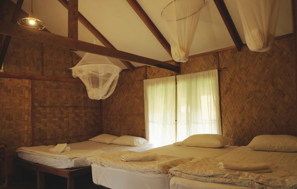 Champa Lao Bungalows Hotel Vang Vieng Bagian luar foto