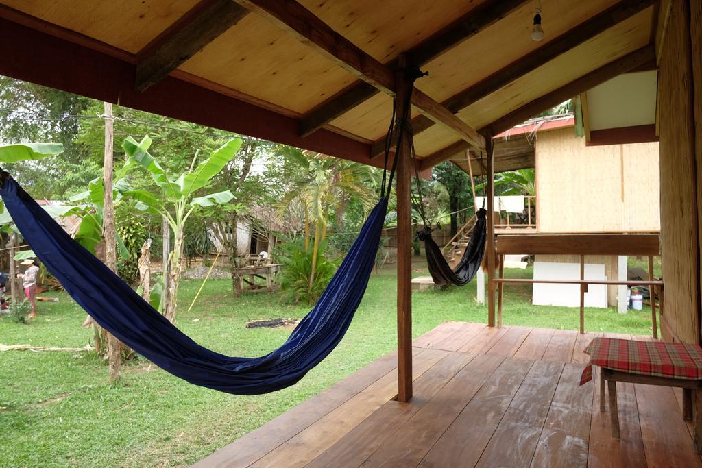 Champa Lao Bungalows Hotel Vang Vieng Bagian luar foto