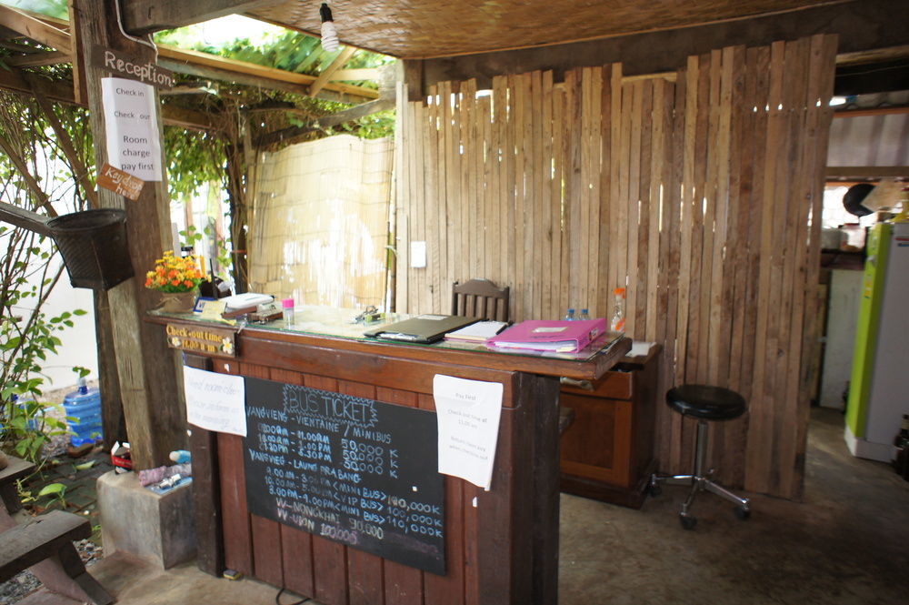 Champa Lao Bungalows Hotel Vang Vieng Bagian luar foto